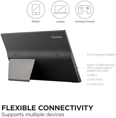 ViewSonic VA1655 16 Inch 1080p Portable Monitor, FHD IPS External Screen - Image 5