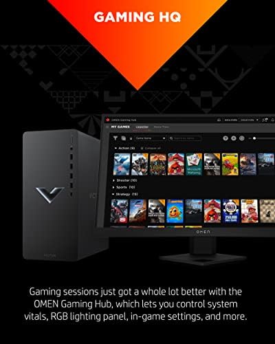 HP Victus 15L Gaming Desktop - 12th Gen Intel Core i5-12400F, 2.50 GHz - 8 GB SDRAM, 512 GB M.2 SSD - NVIDIA GeForce RTX 3050 - Windows 11 Home, Wi-Fi 6 & Bluetooth, 9 USB Ports (TG02-0021, 2022) - Image 7