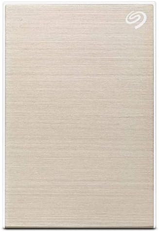 Seagate 2TB Backup Plus Slim USB 3.0 Portable 2.5 Inch External Hard Drive for PC and Mac (Gold) by Seagate