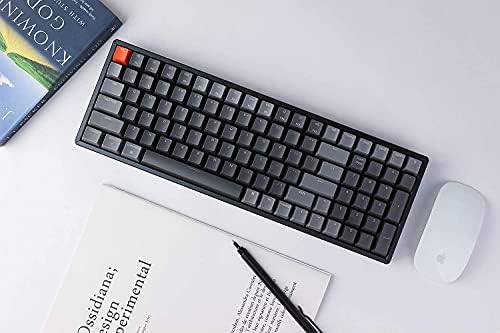 Keychron K4 Wireless Bluetooth/USB Wired Gaming Mechanical Keyboard, Compact 100 Keys RGB LED Backlit Gateron Brown Switch N-Key Rollover, Aluminum Frame for Mac Windows, Version 2 - Image 2