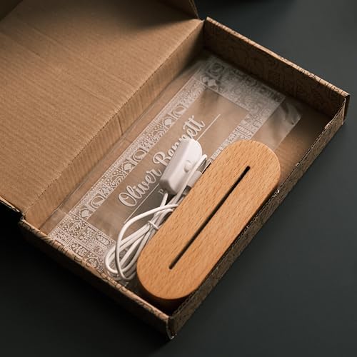 Personalized LED Desk Name Plate – Custom Office Name Sign - Image 5