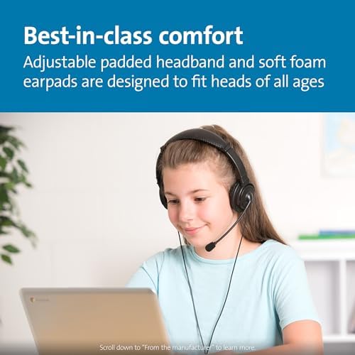 Kensington USB Hi-Fi Headphones with Microphone (K97601WW), Black - Image 3