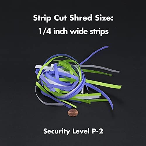 Aurora Professional Strip Cut Paper Shredder/CD/Credit Card Shredder Without Wastebasket, 8-Sheet Strip-Cut No Basket - Image 3