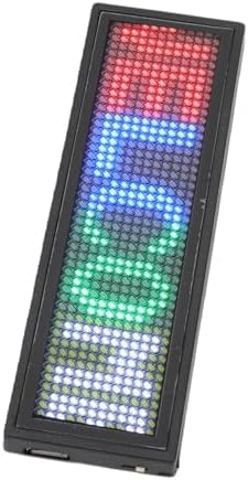 Pomya LED Name Badge, Programmable LED Name Tag with App Control 12x48 Pixels Display, Reusable Sign for Restaurant Store Exhibition Hotel, Magnet and Pin Fastening, Rechargeable - Image 4