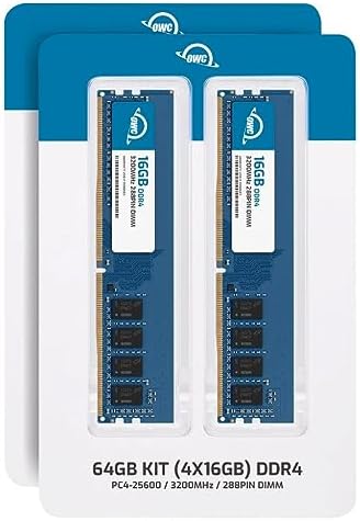 OWC 64GB (4x16GB) DDR4 3200MHz Non-ECC DIMM 288-pin Memory RAM - Image 2