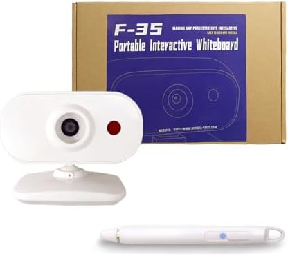 Interactive Whiteboard System -Smart Whiteboard with Electronic Pen, Compatible with Long Focus Projection, for Home Office Classroom and Presentation, Only for Windows by Indesign