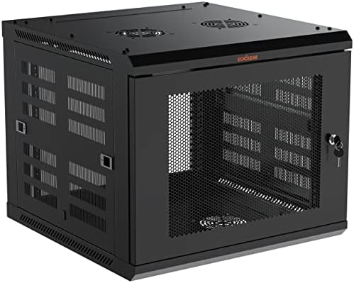 ECHOGEAR 9U Network Rack w/Enclosed Design, Easy Install, 600mm Depth by ECHOGEAR