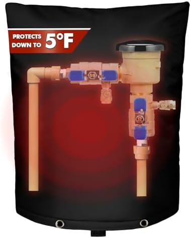 SUNICO Sprinkler Covers for Outside Valve-5°F,Winter Insulate,16x20in,Black by Unknown