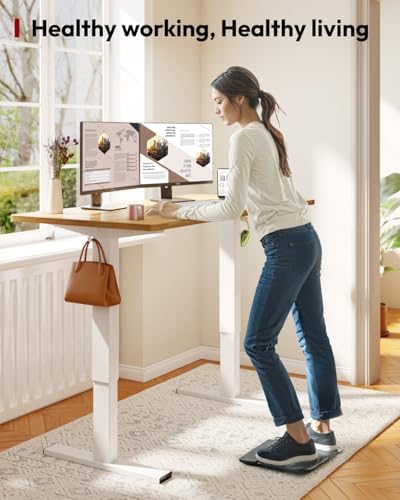 SANODESK 55''x24'' Height Adjustable Electric Standing Desk for Home Office - Image 3