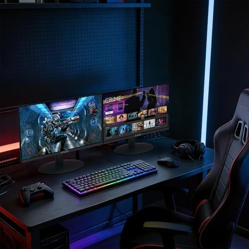 Kado 2-Pack Dual 22" 1920x1080 120Hz 105% sRGB FHD Computer Monitor - Image 5