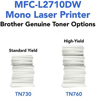 Brother Monochrome Laser Printer, MFCL2710DW, Wireless Networking, Duplex Printing, Includes 4 Month Refresh Subscription Trial and Amazon Dash Replenishment Ready - Image 3