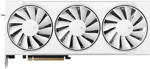 XFX Swift AMD Radeon RX 9070 OC White Triple Fan Gaming Edition with 16GB GDDR6 HDMI 3xDP, AMD RDNA 4 RX-97SWFB3W9 - Image 4