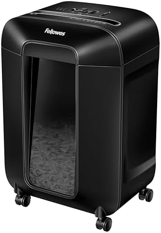 Fellowes LX85 12-Sheet, P4 Cross-Cut Home Office Paper Shredder with SafeSense by FellowesBrands
