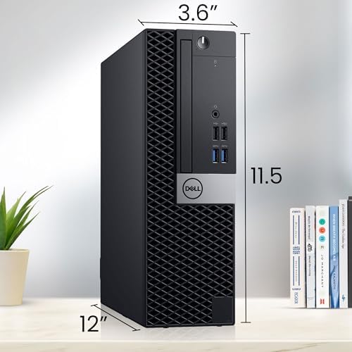 Dell OptiPlex SFF Desktop Computer PC, Intel Core i7-6700 Processor, 16GB DDR4 Ram, 512GB PCIe NVMe SSD, New 24 inch Monitor, HDMI, Built-in WiFi, Wireless Keyboard & Mouse, Windows 11 Pro (Renewed) - Image 5