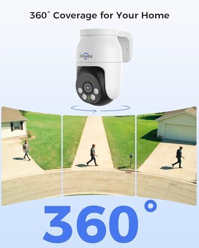 Hiseeu 4K PTZ Wired Security Camera System with 8 x 8MP CCTV Cameras - Image 2