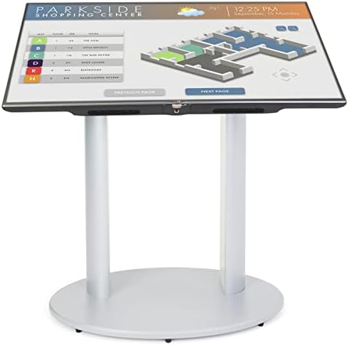 Displays2go Angled TV Floor Stand for 42" to 60" Screens - Image 2