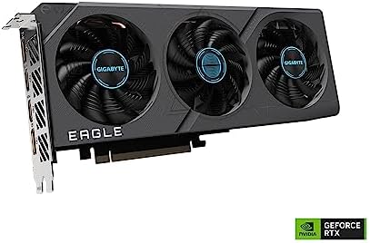 Gigabyte GeForce RTX 4060 Eagle OC 8G Graphics Card, 3X WINDFORCE Fans, 8GB 128-bit GDDR6, GV-N4060EAGLE OC-8GD Video Card - Image 3