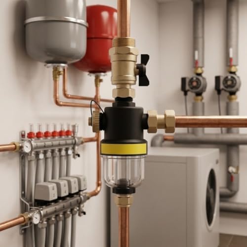 Magnetic Boiler Filter DN20 3/4 Inch Threaded Connection Rust Sludge Separator for HVAC Heating System Protection Brass Body - Image 6