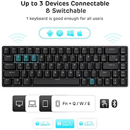 RK ROYAL KLUDGE RK68 Wireless Hot Swappable 65% Mechanical Keyboard Gaming - Image 5
