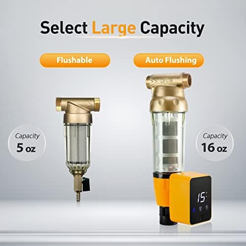 iSpring WCFM400K Whole House Central Iron and Manganese Water Filter Filtration System & WSP50ARB Spin Down Sediment Water Filter, 50 Micron - Image 6