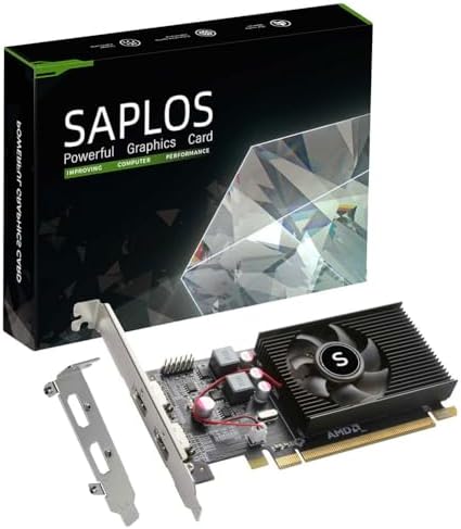 Radeon HD 6570 Graphics Card, Dual HDMI, 1G GDDR3 64-bit, Video Cards PC by SAPLOS
