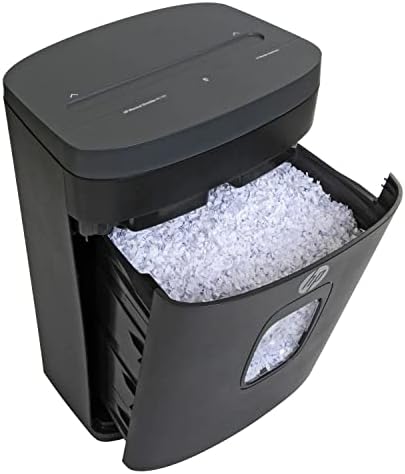 HP - Micro Cut Paper Shredder, 14-Sheet with Slide Top for Office - Image 4