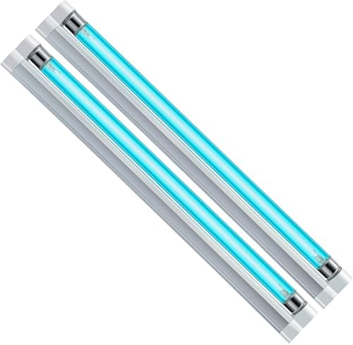 2 Pack 8W UVC Light with Ozone, for Shoes Closet Cabinet Bathroom by Unknown