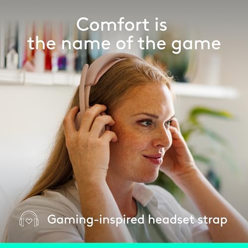 Logitech Zone Wired 2 Noise Canceling Headset with Adaptive Hybrid - Rose - Image 5