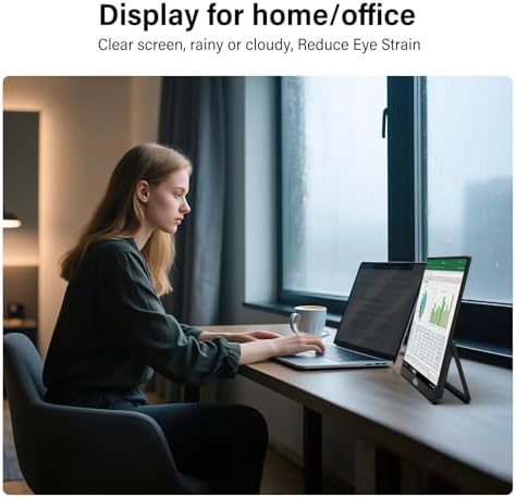 InnoView 16" 240Hz Portable Monitor 2K 2560x1600 100% sRGB Portable Gaming Monitor Laptop Monitors Built-in Speakers 180° Adjustable Type-C HDMI Laptop Screen Extender for Surface Pro PS5 Switch Xbox - Image 3