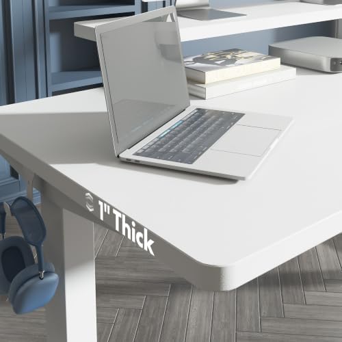 FLEXISPOT 48"x24" Electric Standing Desk, White - Image 3