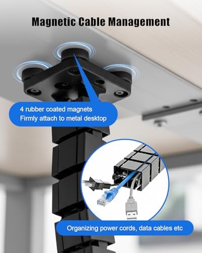 Under Desk Vertebrae Cable Management Spine Fit for Sit Stand Desk - Image 2