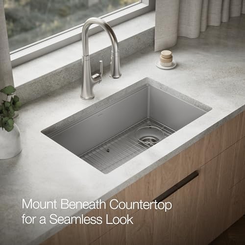 KOHLER Billings 29 in. Undermount Single-Bowl Kitchen Sink - Image 6