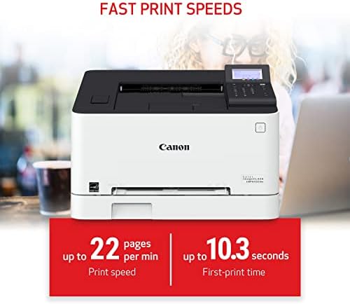 Canon imageCLASS LBP632Cdw - Wireless Duplex Color Laser Printer, Single Function, Home Office, Mobile Ready, 22 PPM Color, White - Image 5