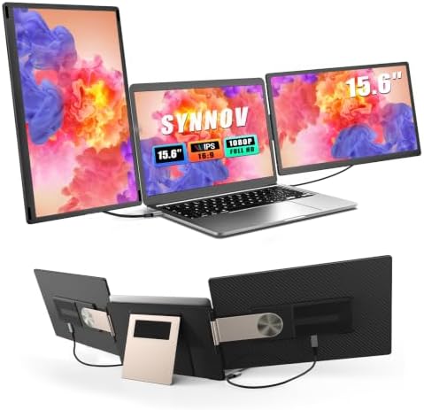 15.6" Laptop Screen Extender, Detachable Multi-Mode Triple Monitor Extender by SynnovLaptopScreenExtender