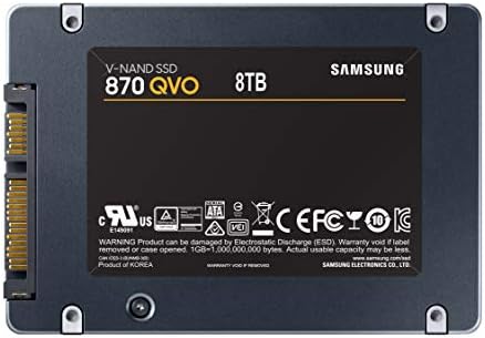 SAMSUNG 870 QVO SATA III SSD 4TB 2.5" Internal Solid State Drive, Upgrade Desktop PC or Laptop Memory and Storage for IT Pros, Creators, Everyday Users, MZ-77Q4T0B - Image 7