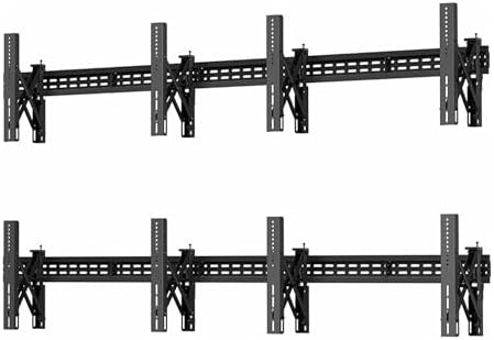 J-Tech Digital 2x2 TV Wall Mount Kit, Fits 4 Screens 37” – 65”with Adjustable Tilt, Leveling and Pop Out Arms, Wide VESA Patterns up to 600x400 [JTECH-VMM-KIT22] by J-TechDigital