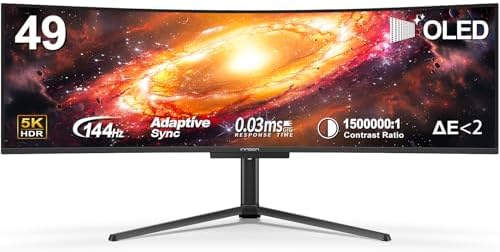 INNOCN 49" QD-OLED 5K2K 5120 x 1440P 144Hz Ultrawide Curved Monitor - 49Q1R by INNOCN