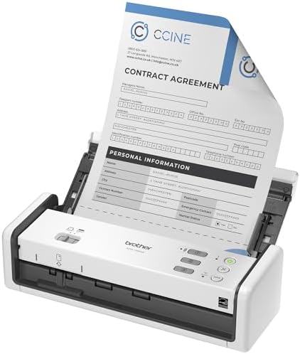 Brother ADS-1350W Wireless Compact Desktop Scanner | Scan Speeds of Up to 30ppm | Single Pass Double-Sided Scanning (Pack of 3) - Image 4