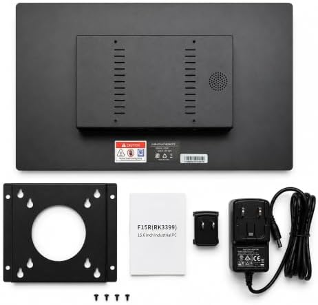 15.6" All-in-One Panel PC Industrial Computers, Android 12 Fanless Tablet RK3399 4GB RAM/64GB ROM, Embedded Touchscreen Computer HDMI 2.0 WiFi 5 Bluetooth 4.2 for Office/Automation/Kiosk/Bar/Warehouse - Image 6