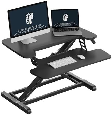 FLEXISPOT Standing Desk Converter, 28", Black by Unknown
