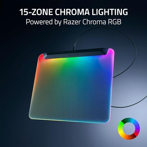 Razer Firefly V2 Pro Fully Illuminated RGB Gaming Mouse Mat, Black - Image 3