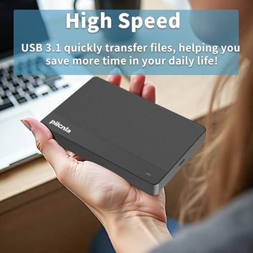 Ultra Slim Portable External Hard Drive 1TB USB3.0 HDD Storage for Xbox One X/S, Xbox 360, PS4, PC, Desktop, Laptop, MacBook, Chromebook - Image 4