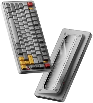 EVO75 Mechanical Keyboard (Spray-Coated Eclipse Grey, FR4) by Unknown