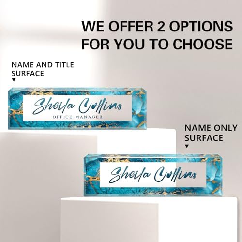 Custom Name Plate for Desk, Employee Appreciation Gifts, Office Decor - Image 2