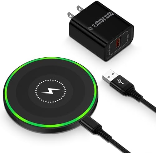 15W Wireless Charger Fast Charging Pad for Motorola Moto G Power 2025/razr+ by Inibak
