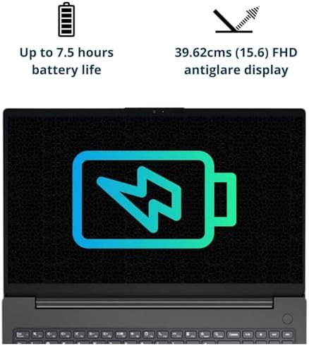 Lenovo V15 Laptop, 15.6" FHD Display, AMD Ryzen 5 5500U Hexa-core Processor (Beat Intel i7-1065G7), 16GB RAM, 512GB SSD, HDMI, RJ45, Numeric Keypad, Wi-Fi, Windows 11 Pro, Black - Image 3