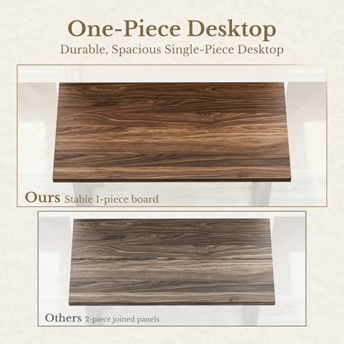 ErGear 48 X 24 Inch Height Adjustable Electric Standing Desk, Black Walnut - Image 4