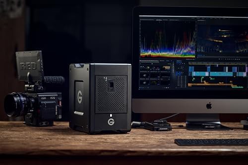 SanDisk Professional 48TB G-RAID Shuttle 4 - Enterprise-Class 4-Bay External Hard Drive, Thunderbolt 3 and USB-C, Transportable, Hardware RAID - SDPH34H-048T-NBAAB - Image 5