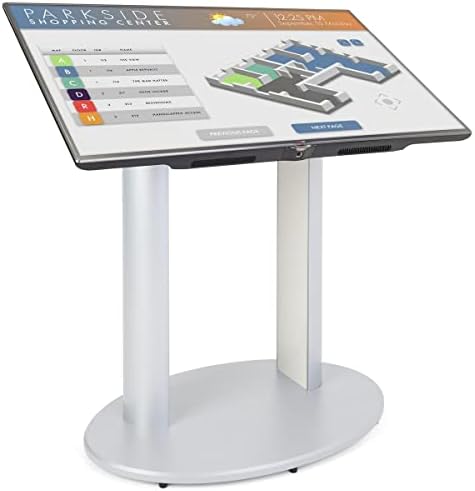 Displays2go Angled TV Floor Stand for 42" to 60" Screens by Displays2go