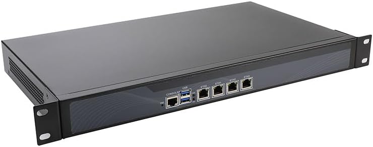 Wintertion1U/ Desktop/Rackmount Firewall Hardware,OPNsense, VPN, Network Security Appliance, Router PC, N2600 D2700, 4 x Gigabit LAN, COM, VGA, Fan, 0 RAM, 0 Storage (1U Type, 4G RAM 64G SSD) by Wintertion